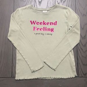 Girls Zara Long Sleeved Tee Size 11/12